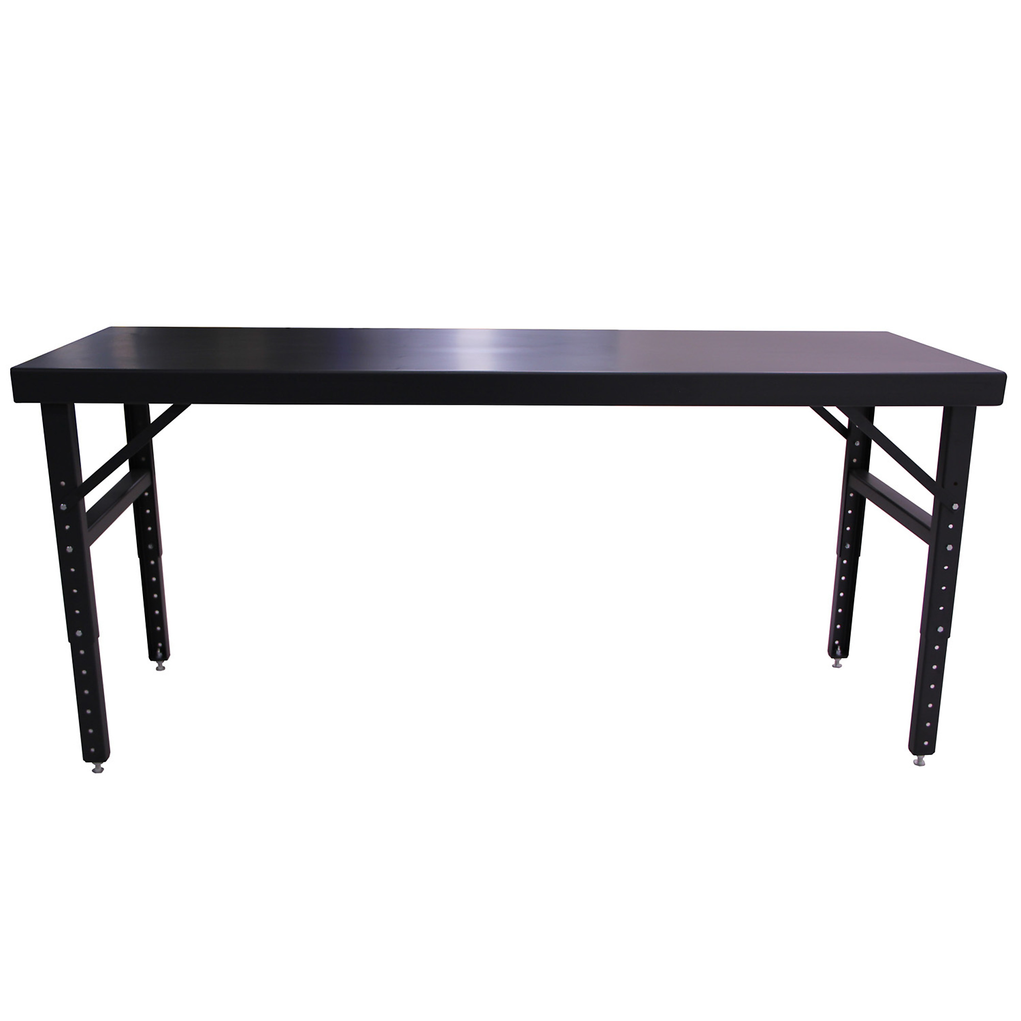 Valley Craft, Adjustable Height Work Table, Width 96 in, Depth 28 in, Height 42 in, Model# F87860A0